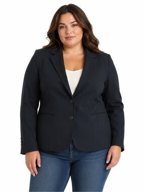 Lane Bryant Black Long Sleeve Blazer Size 24 – Like New